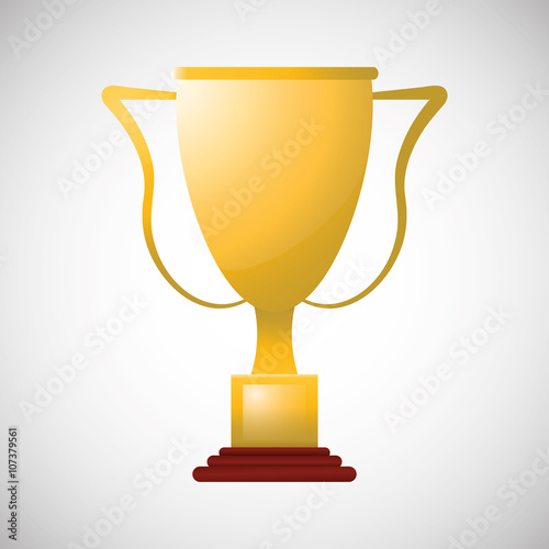 trophy icon design , vector illustration