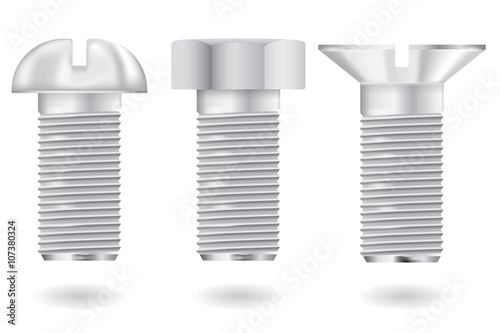 Screw bolts. Stainless steel