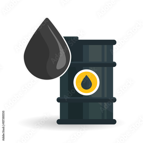 Oil barrel design , vector illustration