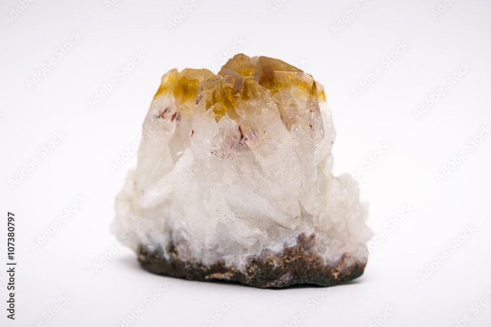 Mineral de citrino ahumado