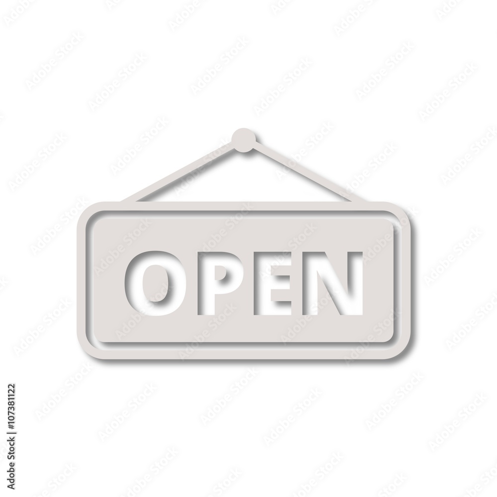 Open sign icon Open sign icon