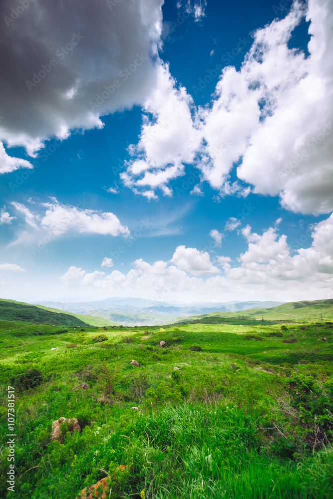 Obraz premium landscape with mountains and sky