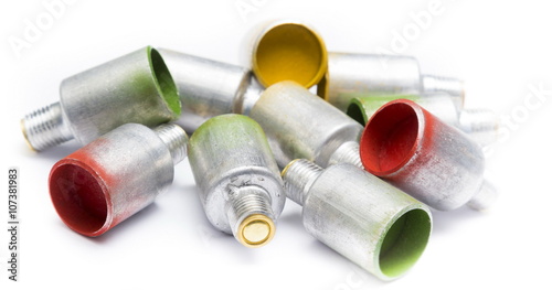 Color alarm cartridges for the flare gun