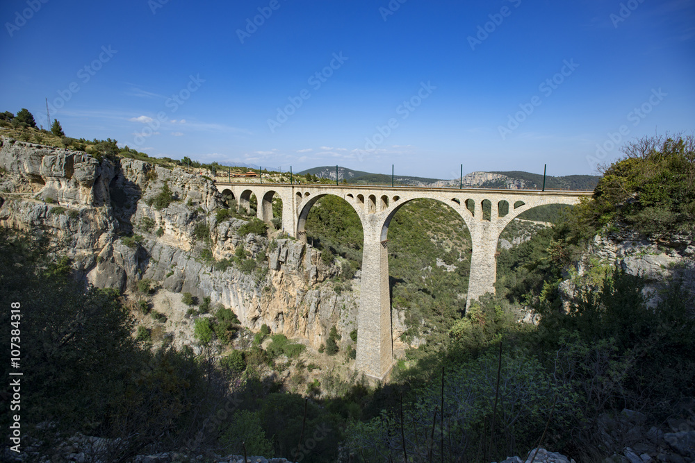 Historical Varda railway bridge