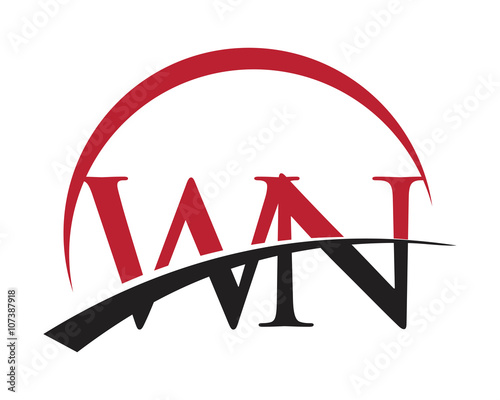 WN red letter logo swoosh