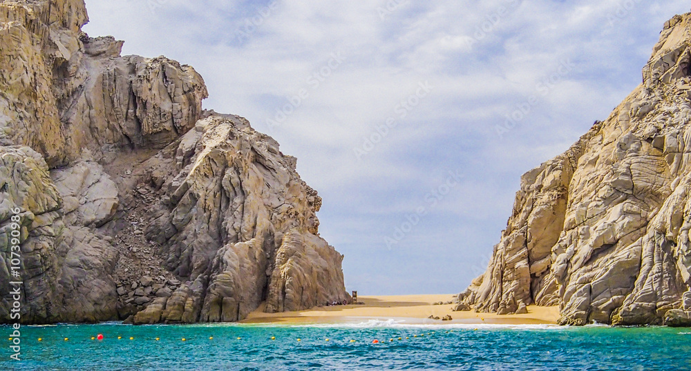 Fototapeta premium The Rock Formation of Land's End, Baja California Sur, Mexico, n