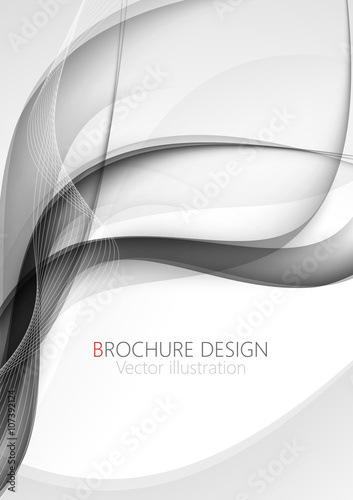 Business brochure cover design template. Vector