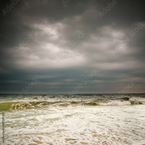 Stormy weather, Atlantic ocean coast