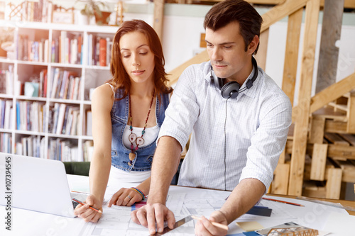 Start-up Team of two young people