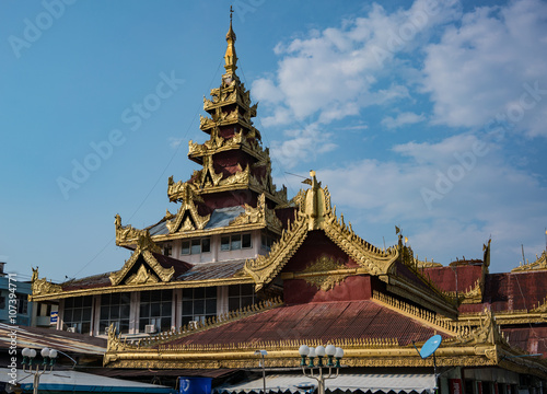 Pagoda in Kawthoung, Myanmar photo