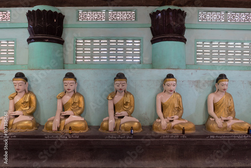 Wallpaper Mural Buddha statue at a temple in Myeik, Myanmar Torontodigital.ca