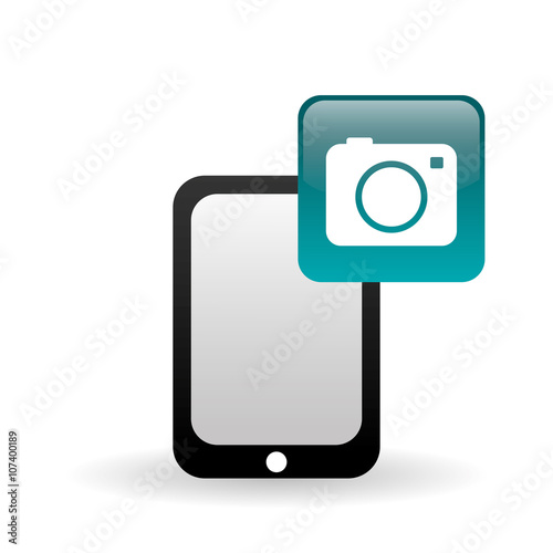 Smartphone icon design , vector illustration © djvstock