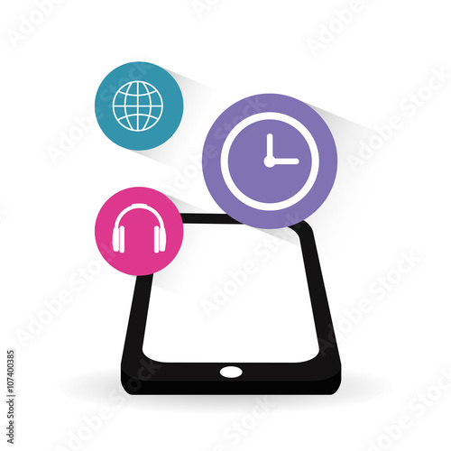 Wallpaper Mural Smartphone icon design , vector illustration Torontodigital.ca