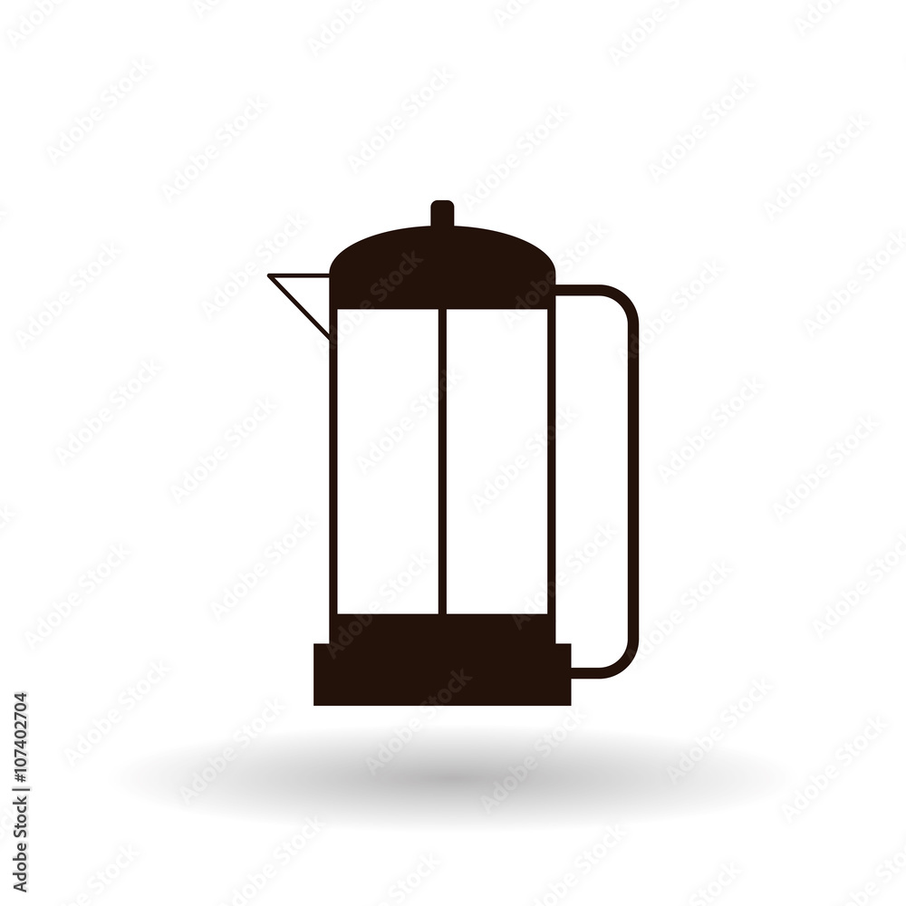 Fototapeta premium coffee kettle design 
