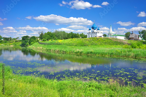 Summer landscape in Suzdal