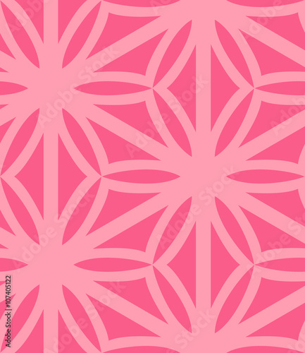 Geometric Floral Seamless Vector Pattern 46