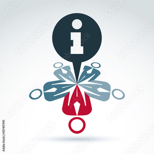 Information symbol, chat ic...