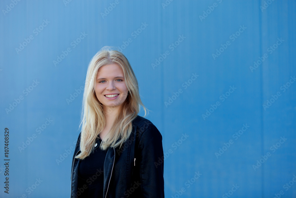 Cool blonde girl outdoor Cool blonde girl outdoor