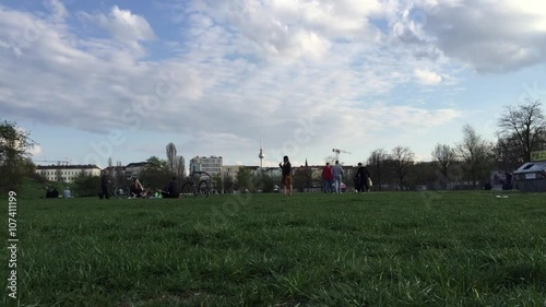 mauerpark Berlin timelapse photo