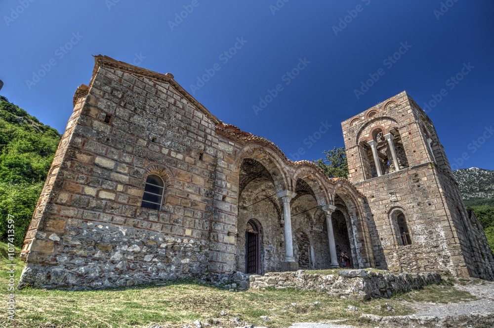Church of Hagia Sophia in Mystras