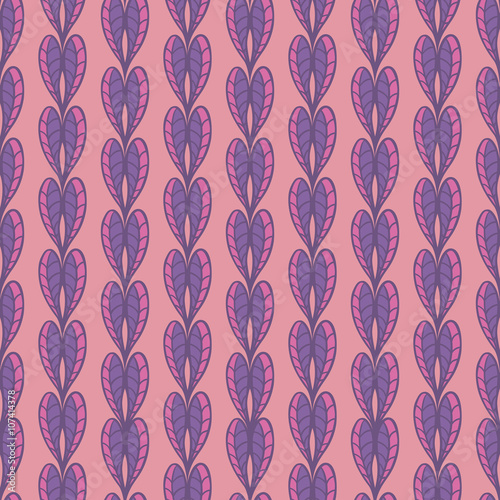 Seamless oriental ornamental pattern. Vector decorative background with geometric hand drown ornament. Boho festival style. Ethnic style: arabic or indian. Stylized feathers.