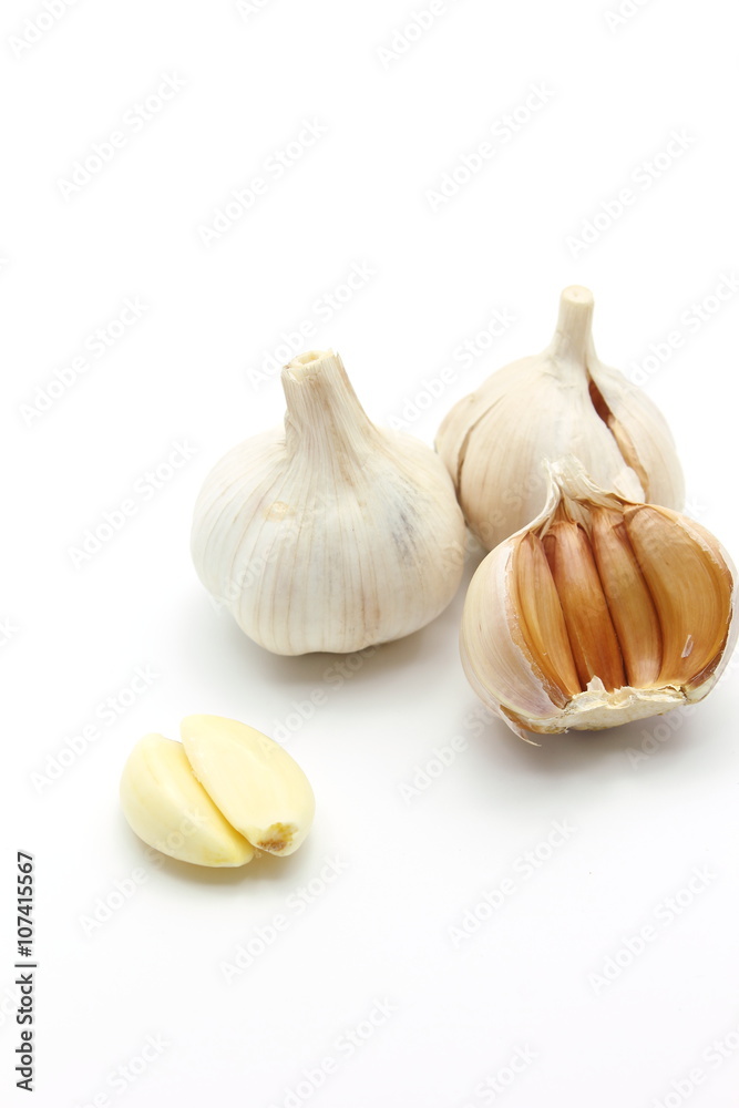 Obraz premium Garlic isolated