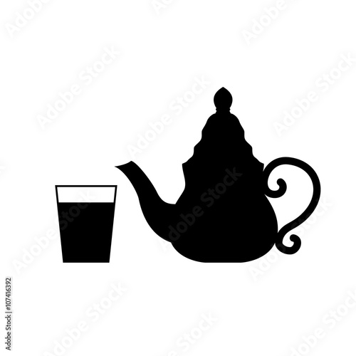teapot isolated on white