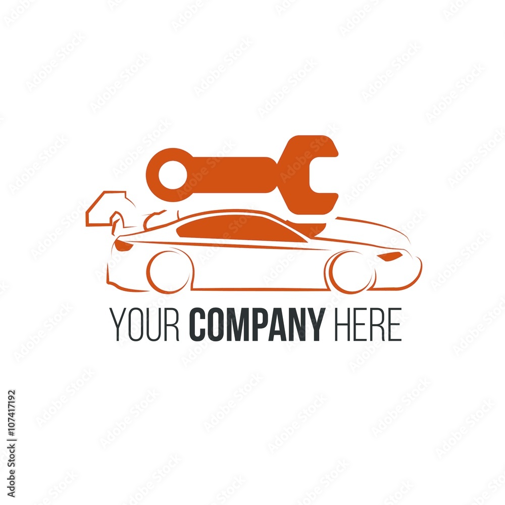Car repair logo icon Vector Car repair logo icon Vector