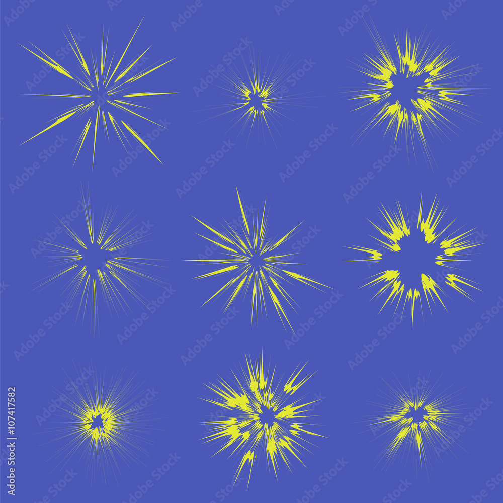 Explode Flash, Cartoon Explosion, Star Burst Explode Flash, Cartoon Explosion, Star Burst