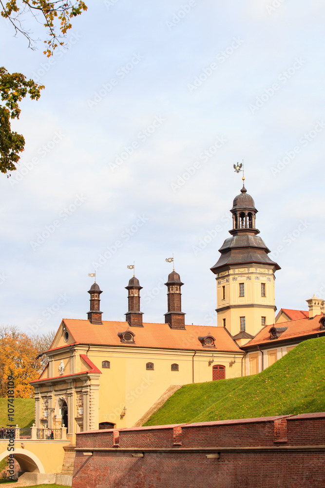 Medieval castle in Nesvizh, Belarus

