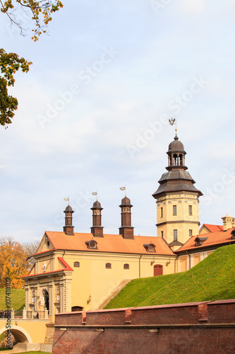 Medieval castle in Nesvizh, Belarus 