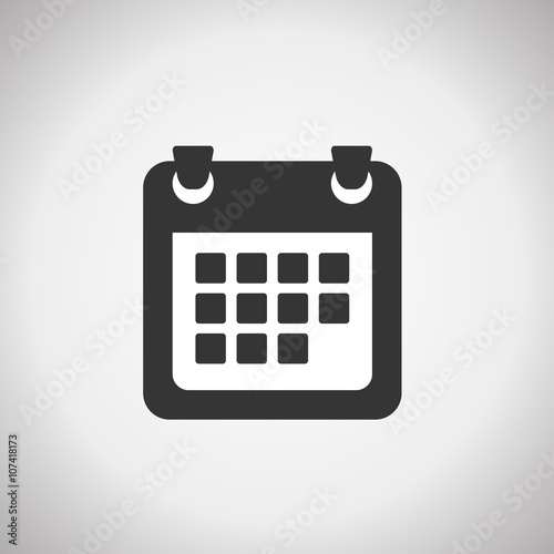 calender symbol. sign, icon grayscale design element