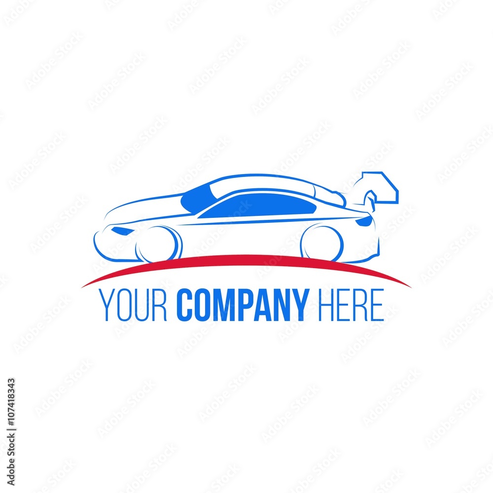 car race logo icon Vector car race logo icon Vector