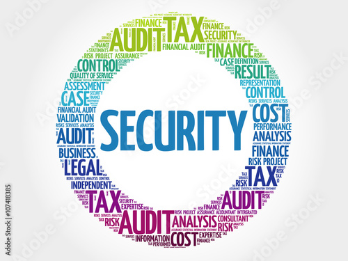 SECURITY word cloud, business concept
