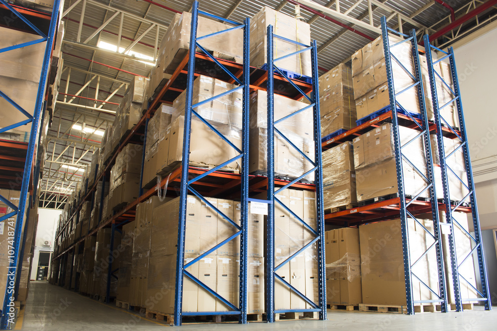 Fototapeta premium Warehouse factory