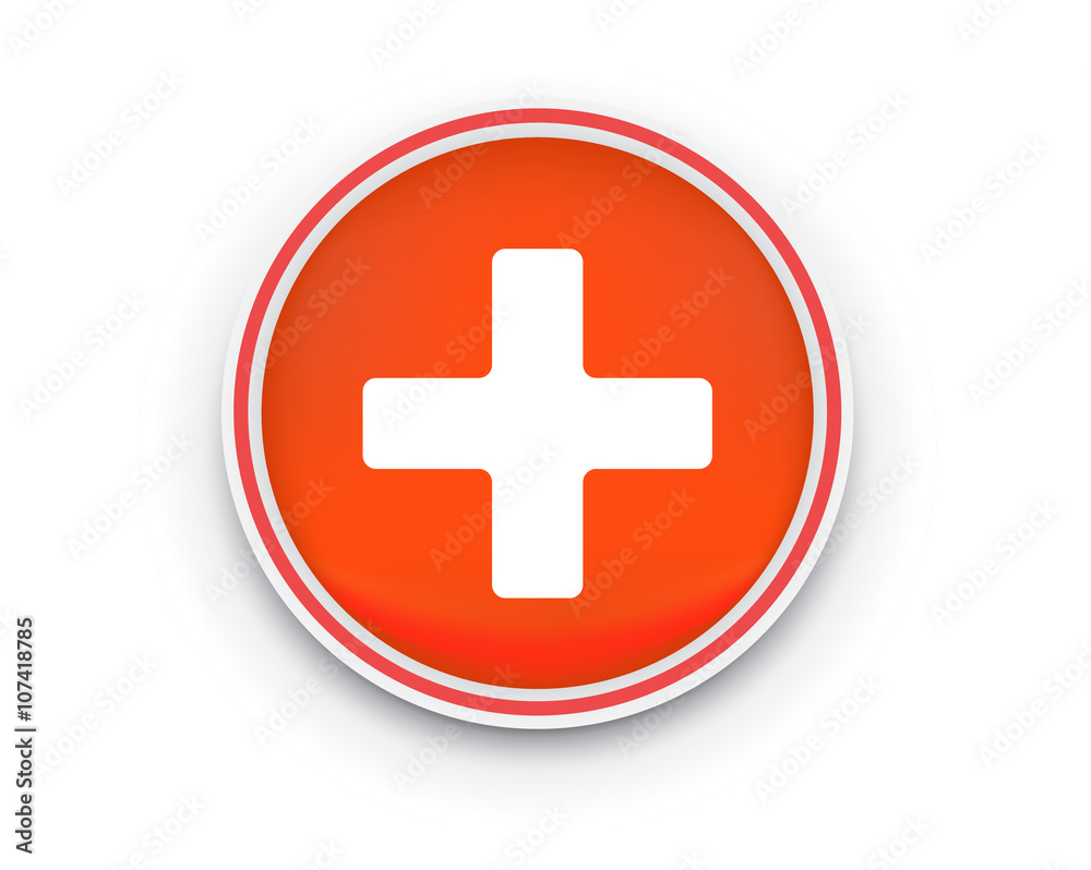first aid medical buttun isolated on white first aid medical buttun isolated on white