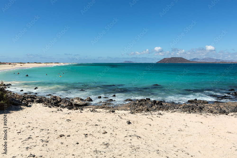 Corralejo Beach on Fuerteventura, Canary Islands Corralejo Beach on Fuerteventura, Canary Islands