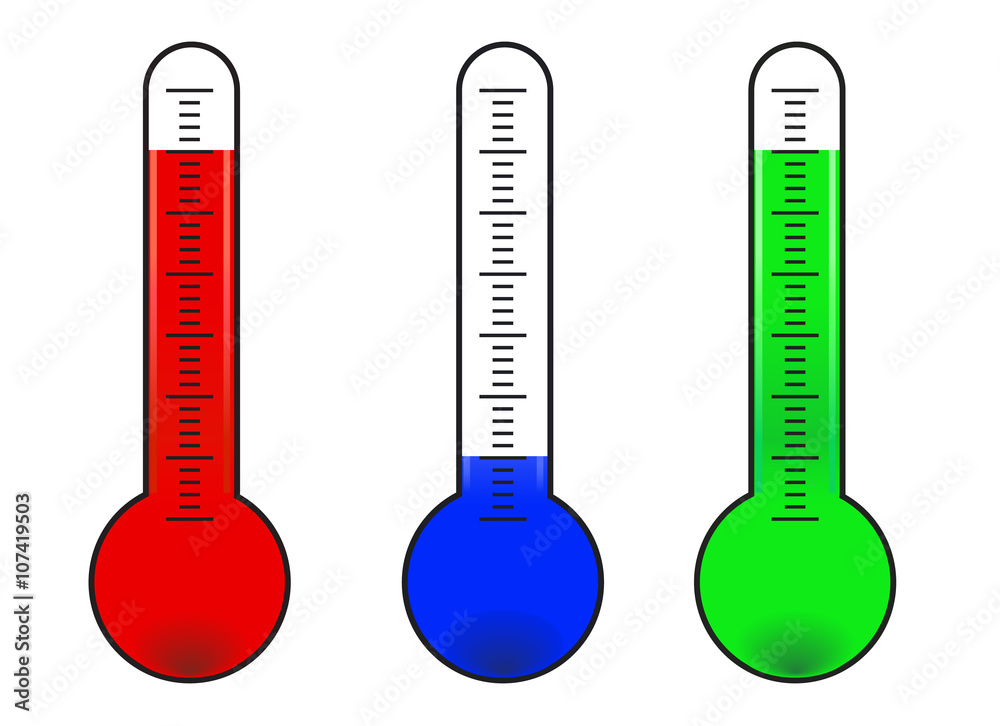 thermometer icon, flat symbol, minnimal icon design red blue sha thermometer icon, flat symbol, minnimal icon design red blue sha