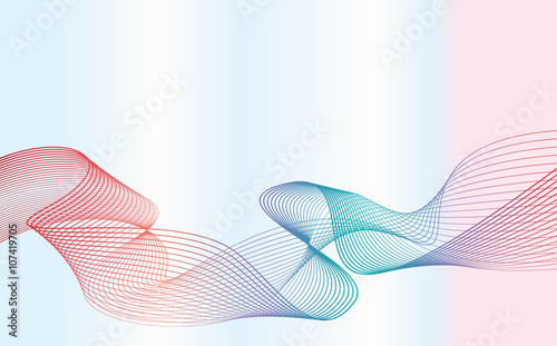 colorful smooth wavy lines, wave backround for presentation fash