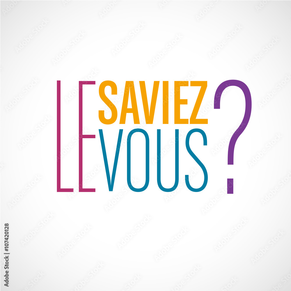 Foto le saviez-vous?