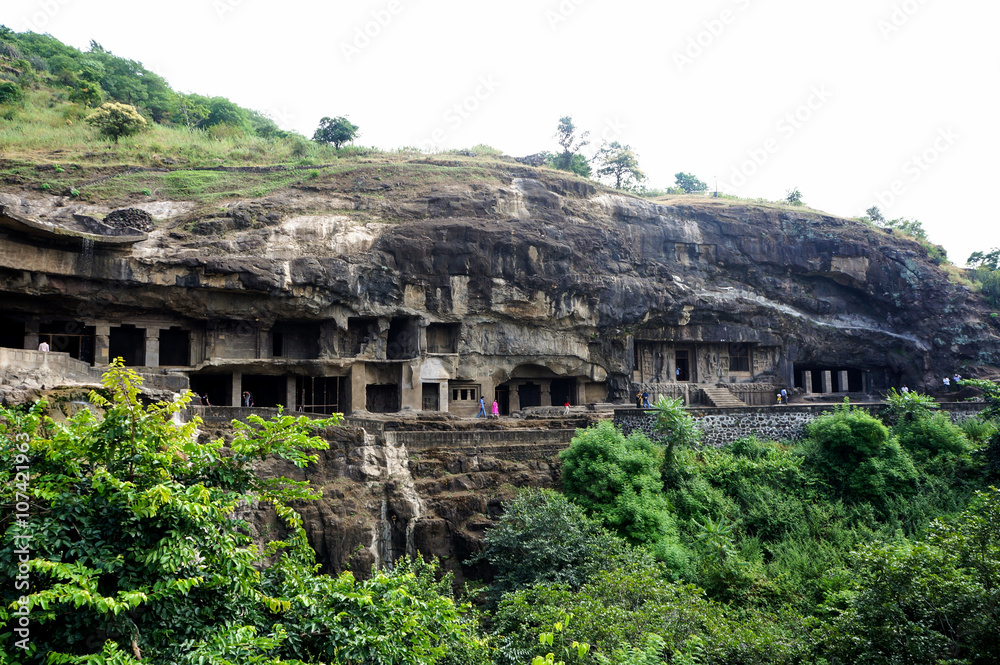 Ajanta Caves, Maharashtra, India