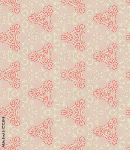 Vintage abstract background wall-paper, pink