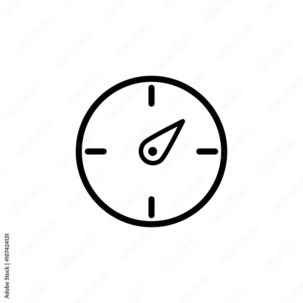 Compass flat icon isolate on white background vector illustration eps 10 Compass flat icon isolate on white background vector illustration eps 10