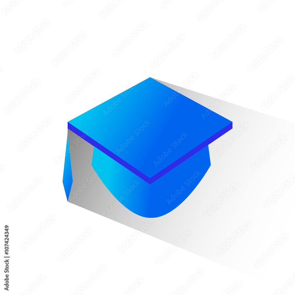 University flat icon isolate on white background vector illustration eps 10 University flat icon isolate on white background vector illustration eps 10
