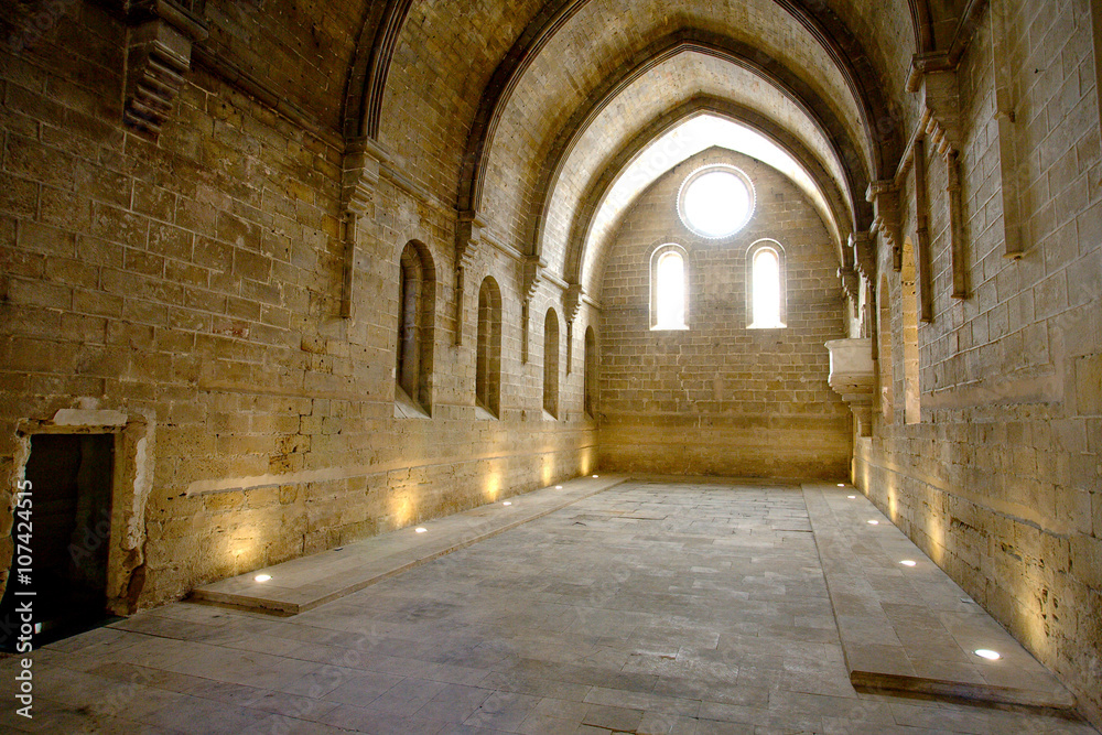 Rueda Cistercian monastery, XIII century, Zaragoza, Aragon, Spain