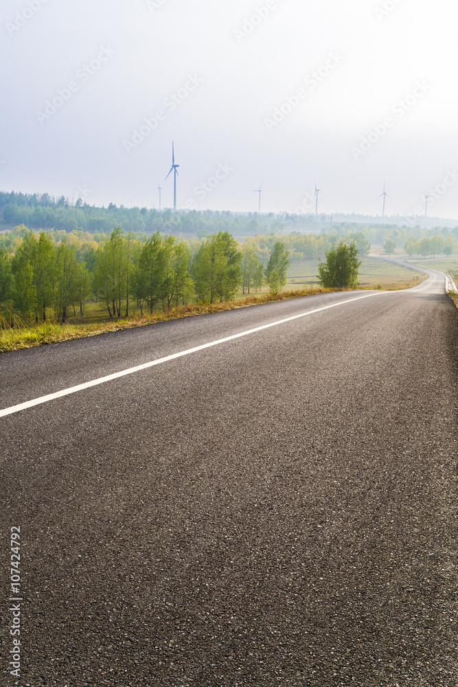 Fototapeta premium Grassland scenery in Hebei province, China
