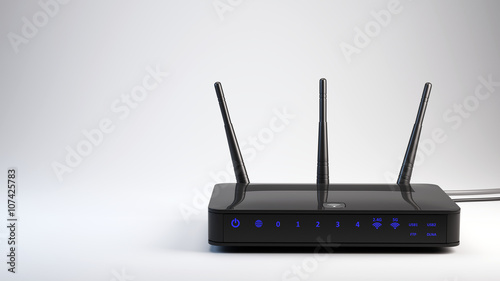 Obraz na płótnie Wi-Fi wireless router - 3d render