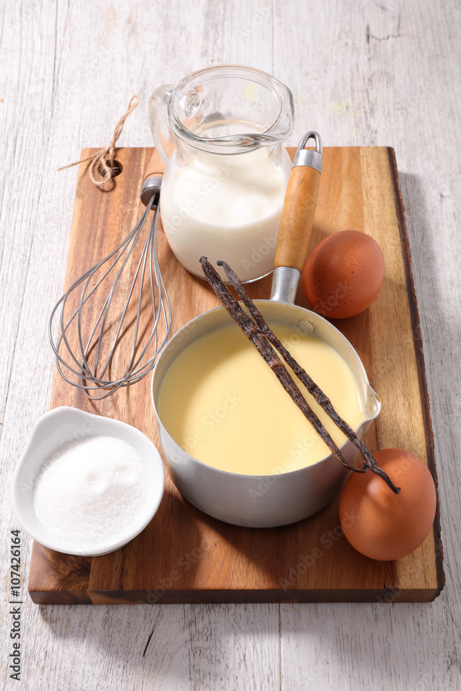 custard and ingredient custard and ingredient