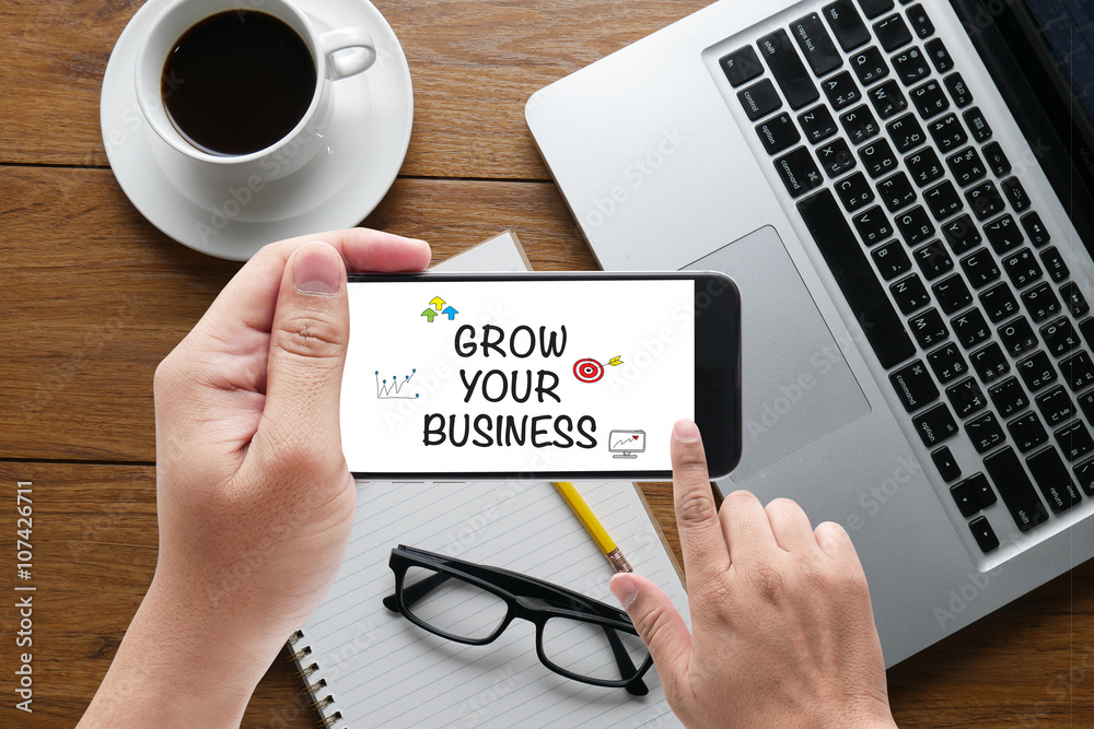 GROW YOUR BUSINESS CONCEPT