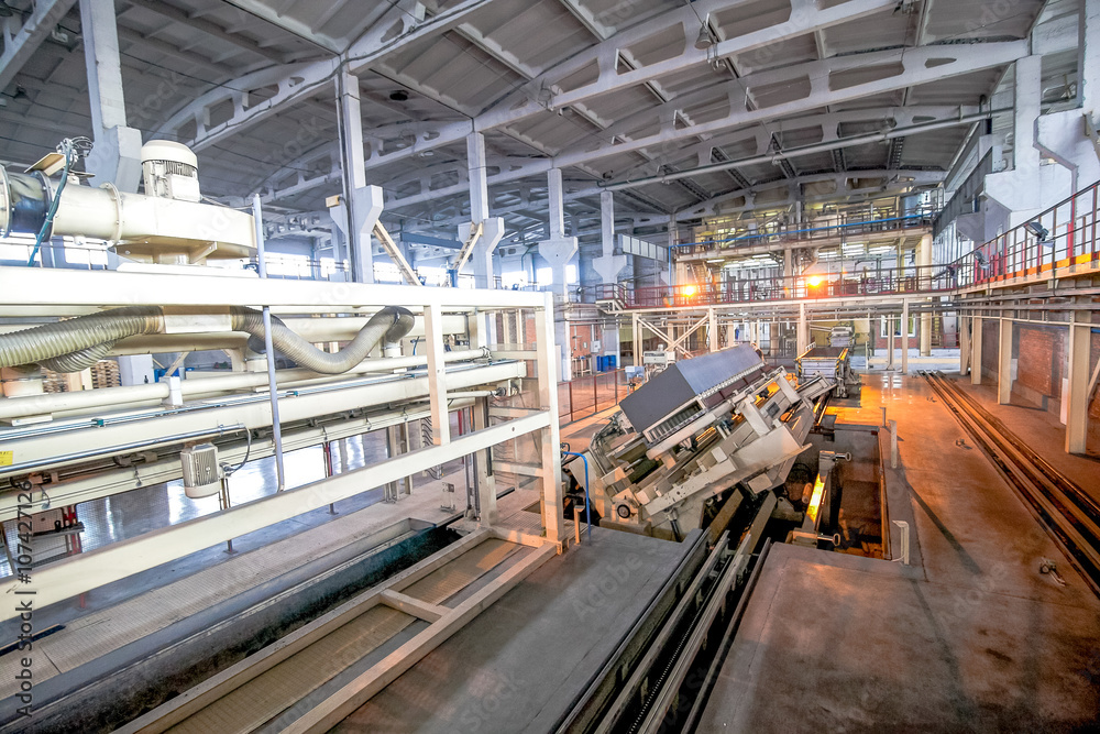 automated production of aerated concrete blocks